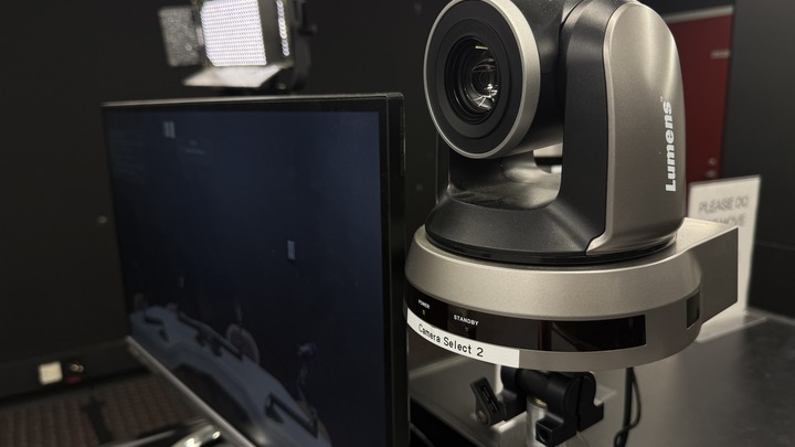 PTZ Camera and Confidence Monitor